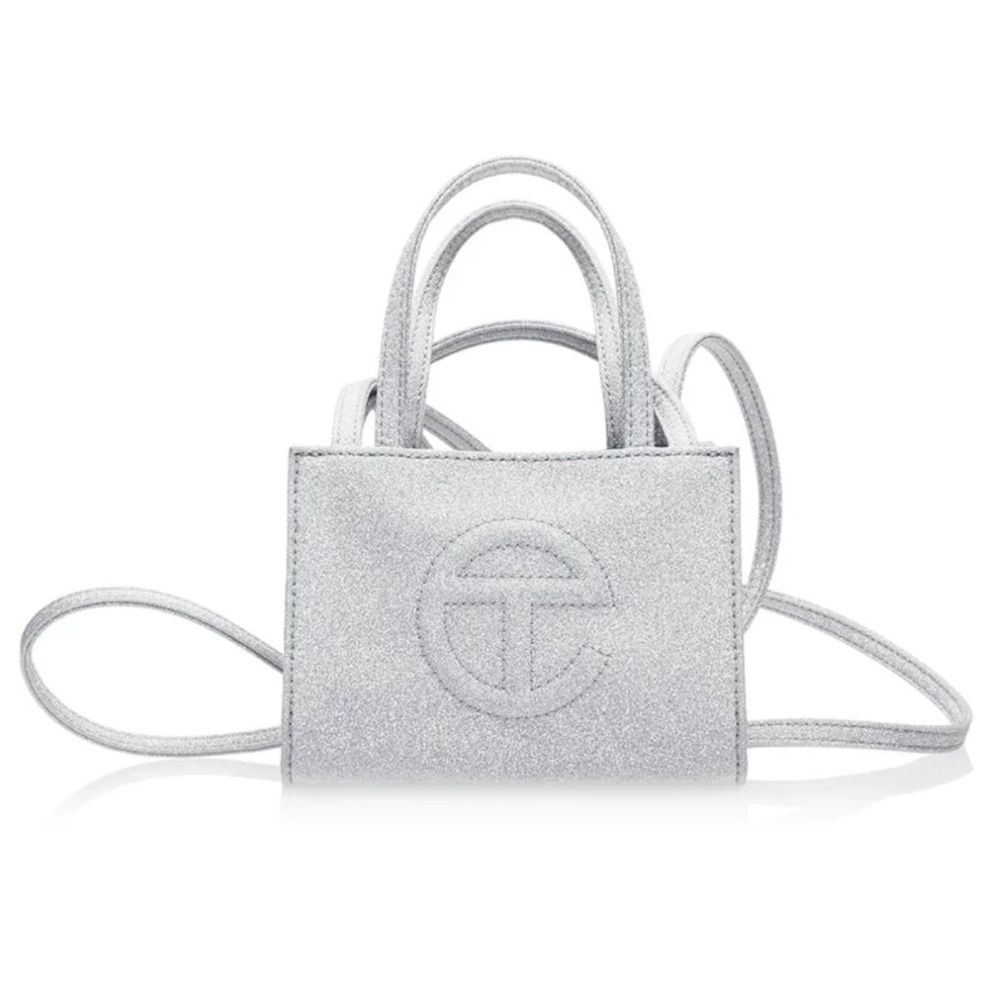 Telfar Glitter Mini Shopping Bag